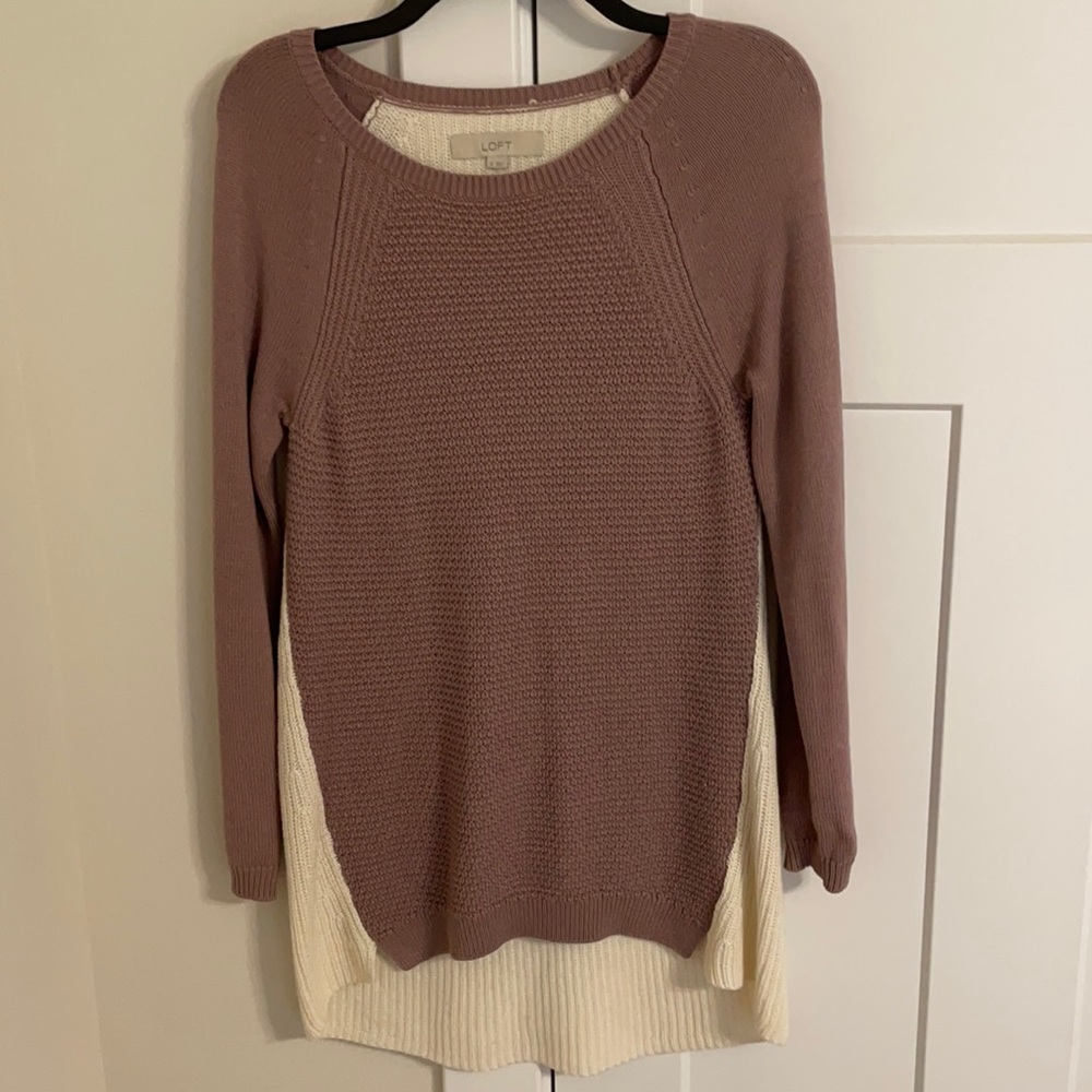 Two tone sweater